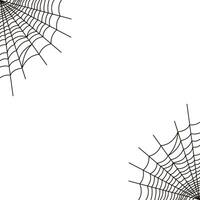 gemakkelijk spin web Aan een wit achtergrond vector
