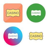 casino teken vector icoon