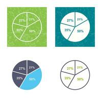 cirkeldiagram vector pictogram