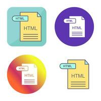 html vector icoon