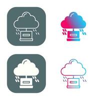 cloud computing vector icon