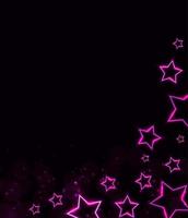 abstracte glanzende neon ster achtergrond. vector illustratie