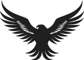 zwart havik roofdier logo een vector logo voor de kampioen roofdier havik een zwart vector logo voor de ongeëvenaard