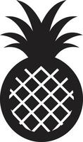 strak ananas in maanlicht mysterieus ananas illustratie vector