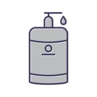 Lotion lijn gevuld pictogram vector