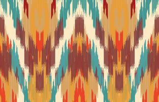 etnisch abstract ikat kunst. aztec ornament afdrukken. meetkundig etnisch patroon naadloos kleur oosters. ontwerp voor achtergrond ,gordijn, tapijt, behang, kleding, inpakken, batik, vector illustratie.