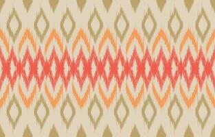 etnisch abstract ikat kunst. aztec ornament afdrukken. meetkundig etnisch patroon naadloos kleur oosters. ontwerp voor achtergrond ,gordijn, tapijt, behang, kleding, inpakken, batik, vector illustratie.