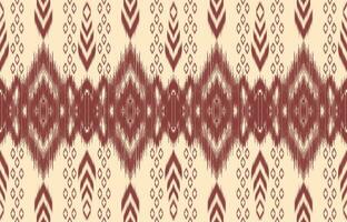 etnisch abstract ikat kunst. aztec ornament afdrukken. meetkundig etnisch patroon naadloos kleur oosters. ontwerp voor achtergrond ,gordijn, tapijt, behang, kleding, inpakken, batik, vector illustratie.