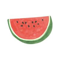 waterverf watermeloen clip art, zomer rijp fruit, watermeloen partij vector