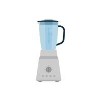 keuken blender voor slijpen voedsel met glas schaal. blender of menger keuken gereedschap voor Koken. uitrusting voor smoothie maken. elektrisch machine. geïsoleerd vlak vector illustratie