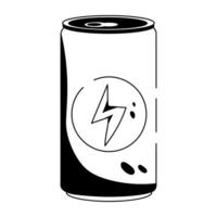 modieus energie drinken vector