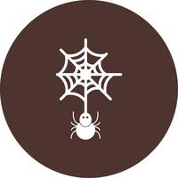 vector spider web pictogram