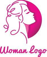 vrouw logo sjabloon vector