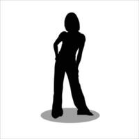 Dames silhouet vector