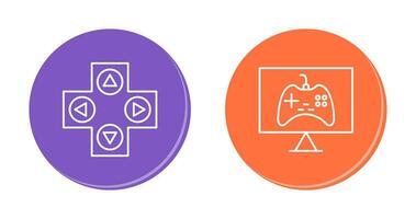 gaming controle en online spellen icoon vector