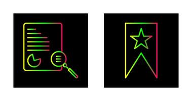 geval studie en bladwijzers Diensten icoon vector