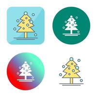 kerstboom vector pictogram