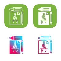 studie gereedschap vector icoon