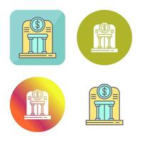 bank vector pictogram