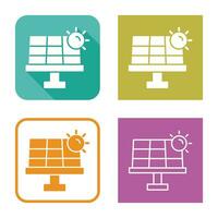 zonne-energie vector pictogram