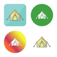 tent vector pictogram