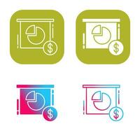 cirkeldiagram vector pictogram