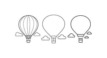 heet lucht ballon vector elementen toevoegen een tintje van eigenzinnigheid naar uw creatief projecten.