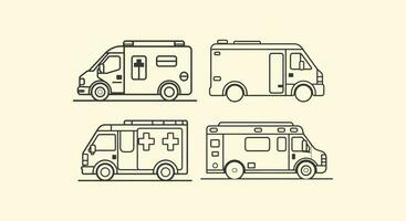 noodgeval redden ambulance vector grafiek voor levensreddende ontwerp concepten.
