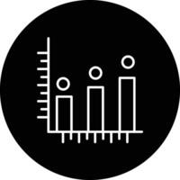 histogram vector icoon