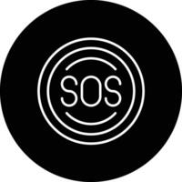 Sos vector icoon