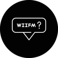 wiifm vector icoon