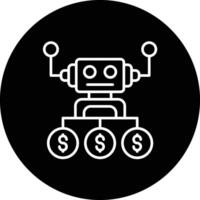 robot adviseur vector icoon