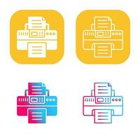 printer vector pictogram