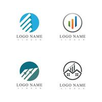 bedrijf financiën logo sjabloon vector