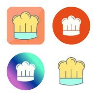 chef hoed vector icon