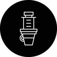 aeropress vector icoon