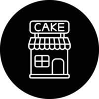 taart winkel vector icoon