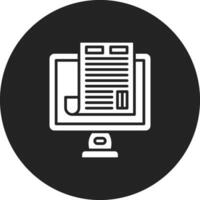 online krant- vector icoon