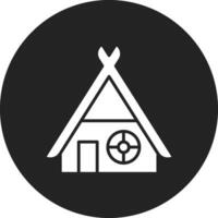 viking hut vector icoon