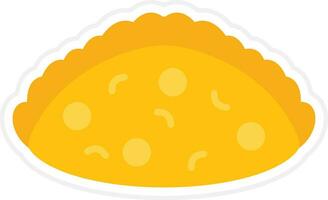 empanada vector icoon