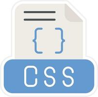 css het dossier vector icoon