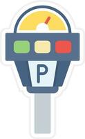 parkeren meter vector icoon