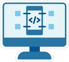 software ontwikkeling vector icoon