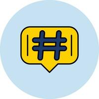 hashtags vector icoon