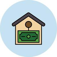 huis geld vector icoon