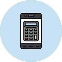 mobiel rekenmachine vector icoon