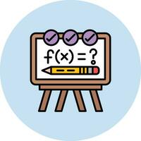 oplossen formule vector icoon