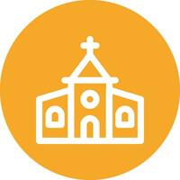 kerk vector pictogram