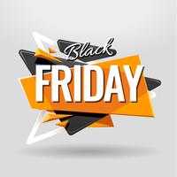 Black Friday-banner vector