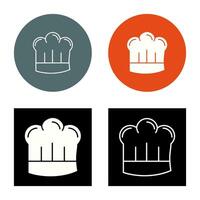 chef hoed vector icon